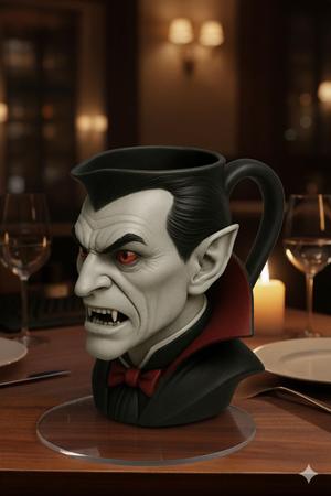 Halloween Dracula Jug – 3D Printable Model