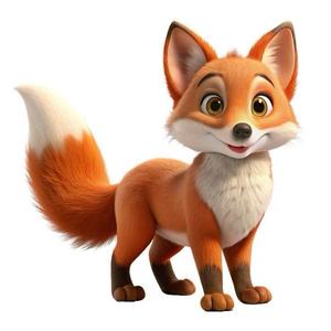 fox, fox cub, toy animal