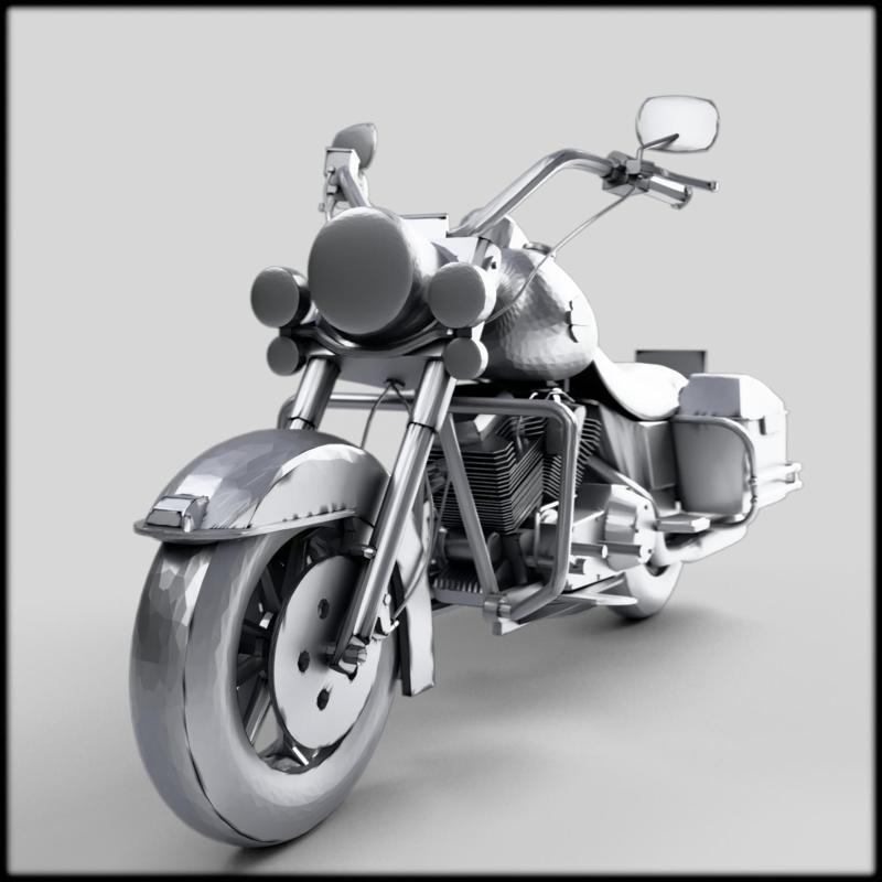 Harley Davidson 3D Model - Iconic Motorcycle