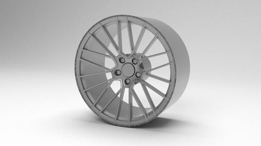 GTS-S turbo porsche 1/18th wheel