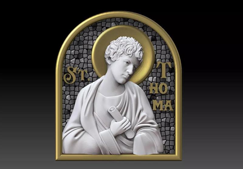 saint  Thomas the Apostle CNC 3D PRINTING MODEL