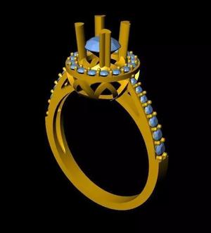 DiamondRing engagement ring with stones