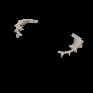 Split World Eaters symbol for use with existing Cataphractii Terminator Shoulder Pads