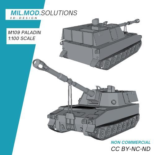 M109 Paladin NATO USA Tank