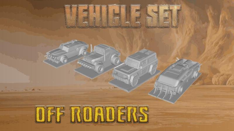 Post Apocalyptic - Off Roadster Team Set