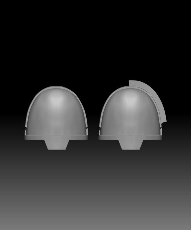 heavy interssessor, agressor, eradicator shoulder pad blank