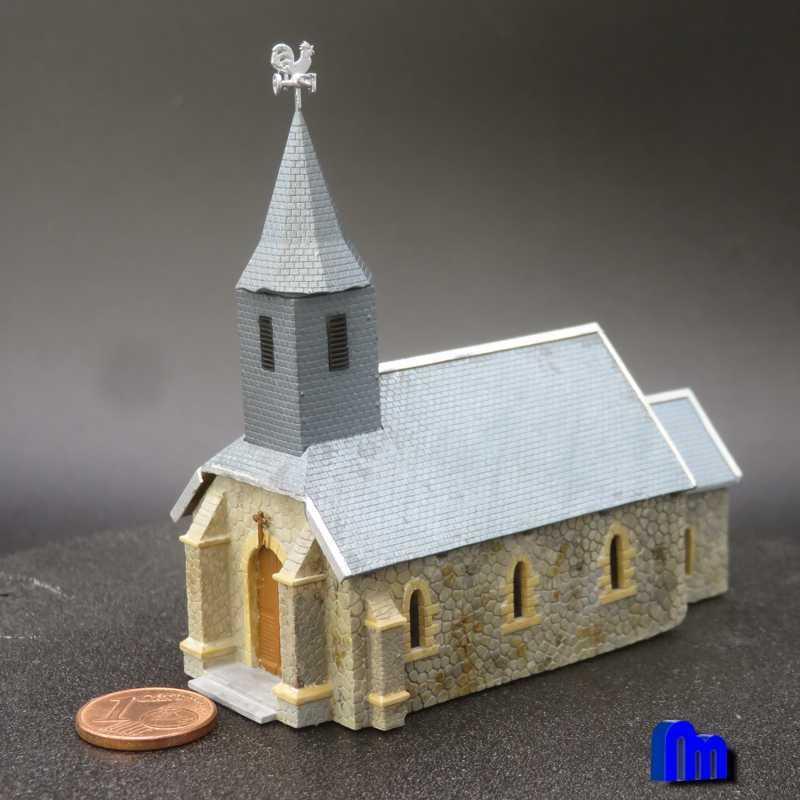 Small stone church Scale N