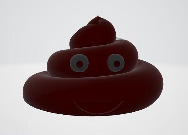 KEYCHAIN EMOTICON KEYCHAIN POO POO SHIT KK