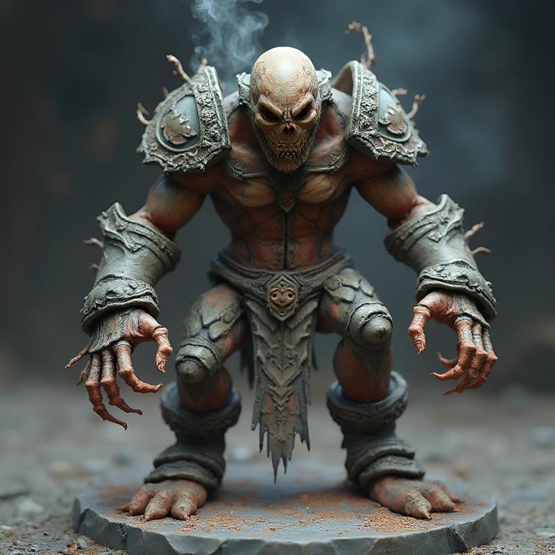 28-32mm Scale Armored Necromancer Miniature STL