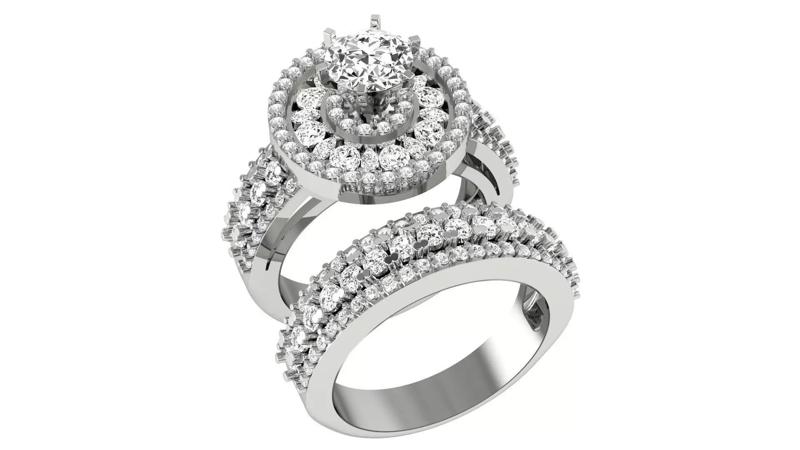 Bridal Set 3dm stl renders details