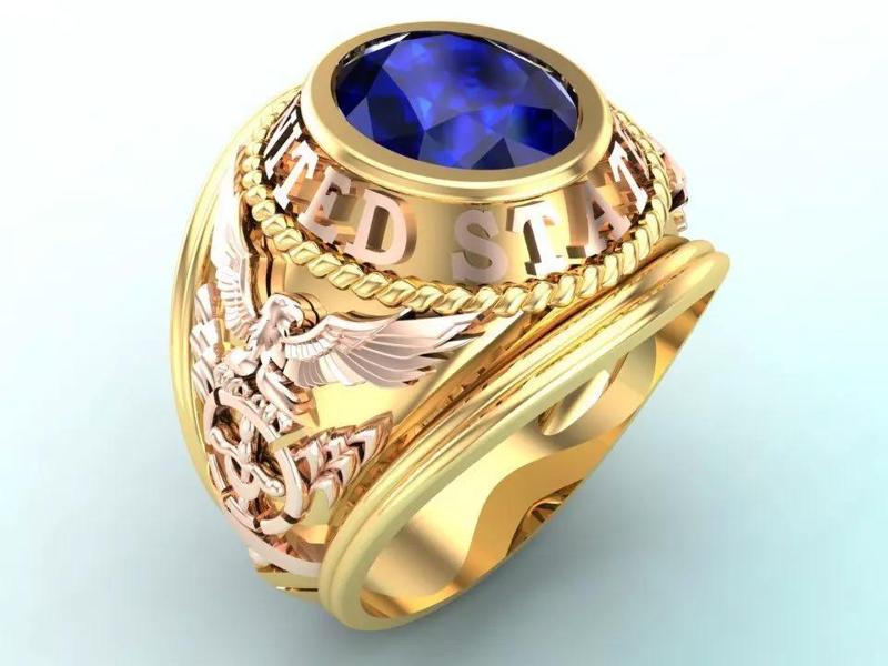 Army ring - Eagle ring - War ring - Nany United States