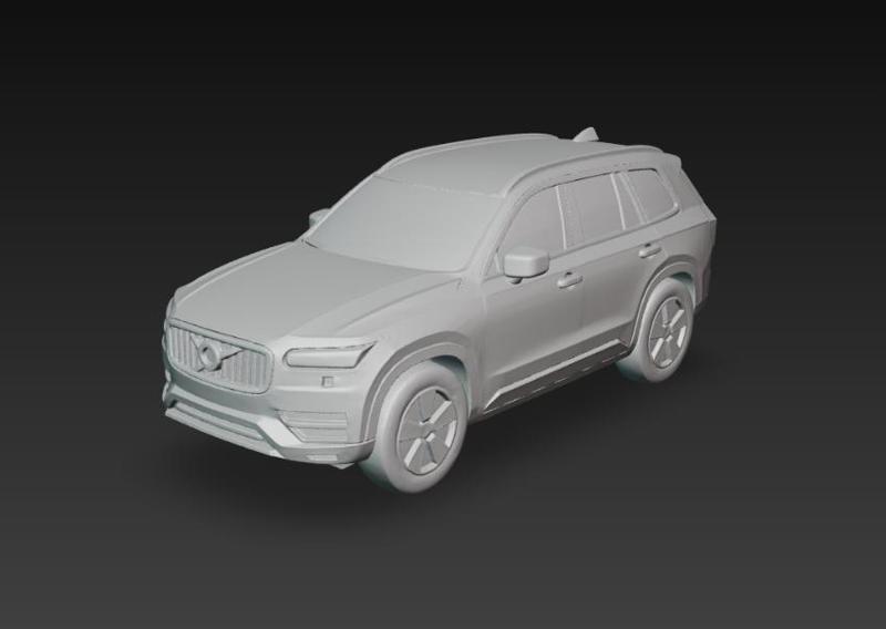 Volvo XC90 3D Model – SUV Premium para Impresión 3D