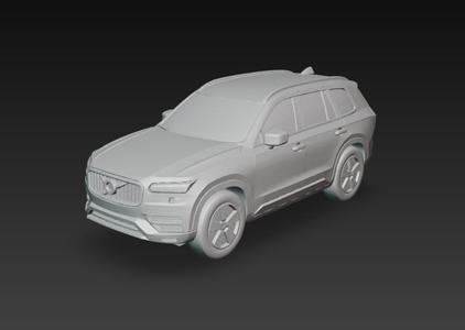 Volvo XC90 3D Model – SUV Premium para Impresión 3D