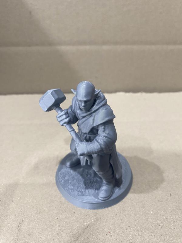 Theranis, Primal Elf Monk – Free 3D Printable Fantasy Figurine (80mm Scale, Collector Display Model)