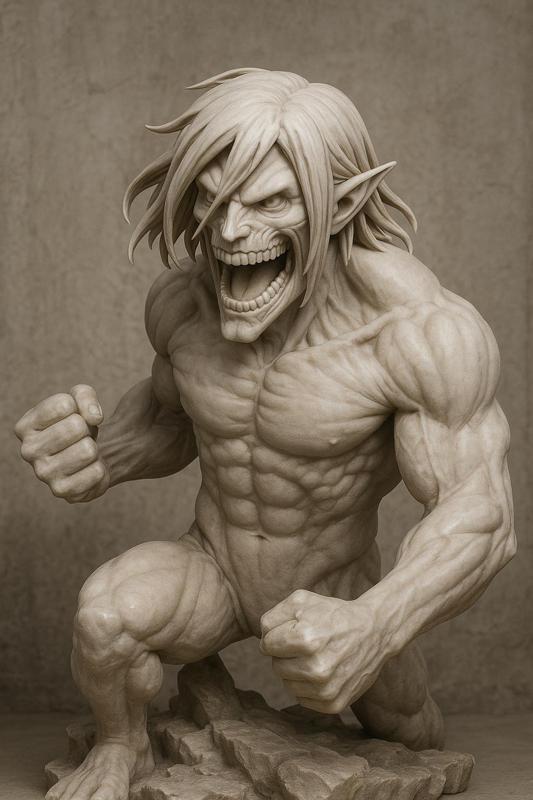 Attack Titan 3D Sculpture