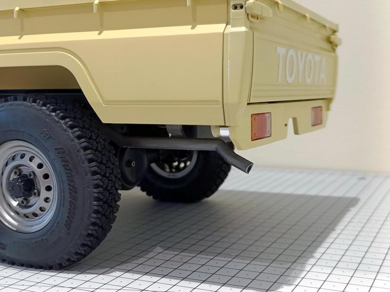 Exhaust Pipe for Boom Racing BRX01 for Toyota Land Cruiser 70 (LC70) Killerbody