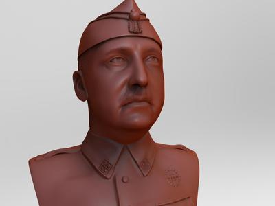 Bust of Francisco Franco Bahamonde