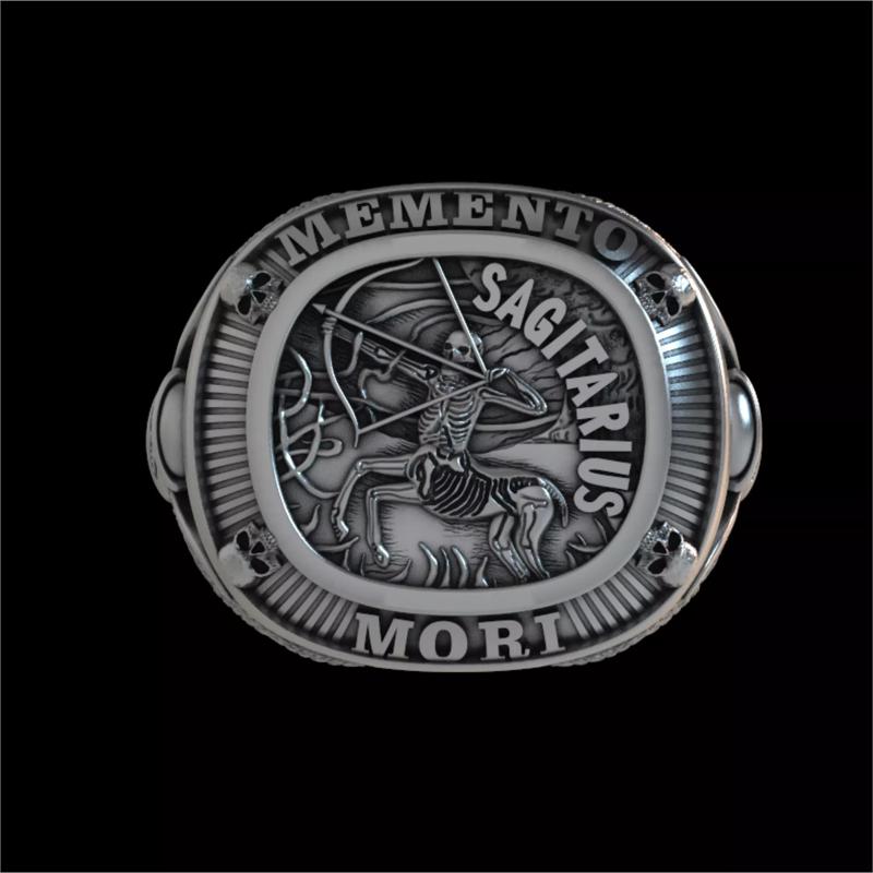 MEMENTO MORI RING ZODIAC SAGITARIUS
