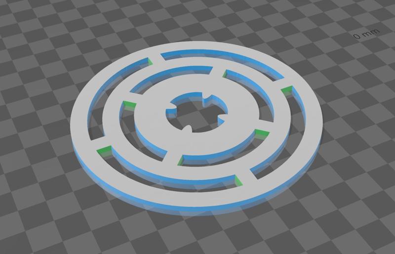 Bolt Action HE Blast  1-4 inch Template