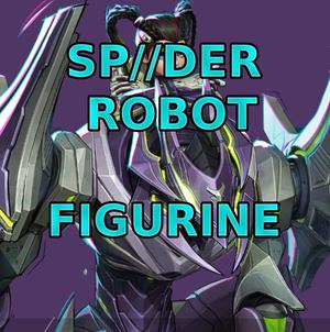Robot Peni Parker's Spider Robot Bot, MEch, Ven#m Venom costume Marvel Rivals Clothed Custom Figurine