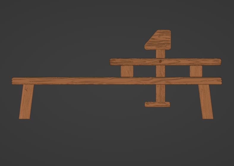 Carpenter's Vise (28mm Scale)