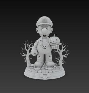 halloween luigi