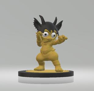 Son Goku toy  3d printable model