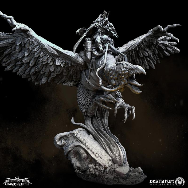 Young Haast (with rider and wild options)