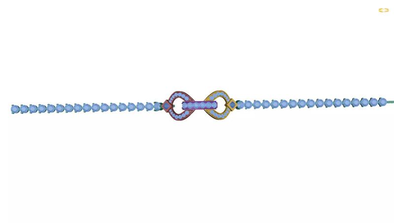 bracelet with infinity symbol