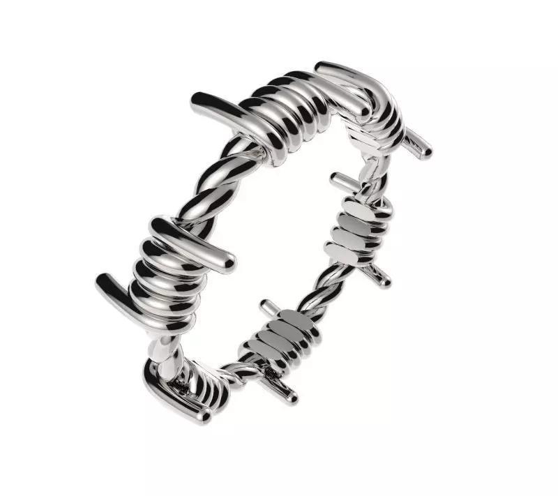 Gents Barbed Wire Ring