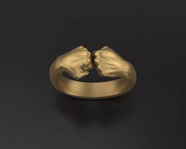 Fist hand Ring