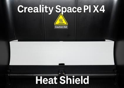 Creality SpacePi X4 Heat Shield Deflector