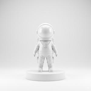 Cosmic Voyager Figure for 3D Printing - Stellar Space Explorer Desk Decor & Collector's Piece