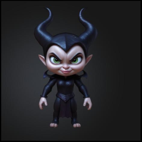 Malefica chibi