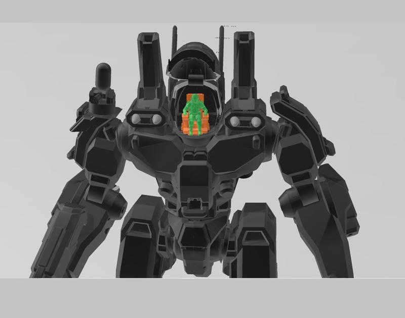 American Mecha Firehawk PXH-3M Roc large scale figure