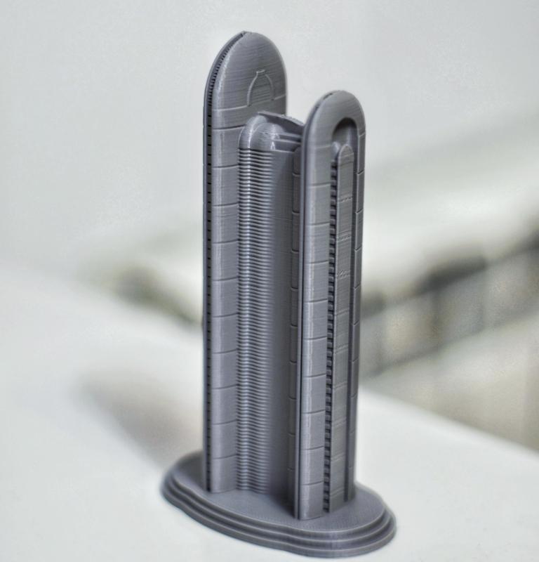 Star Wars Building from Coruscant Planet