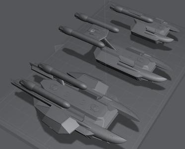 Andorian Starships of The Romulan War - FASA Star Trek