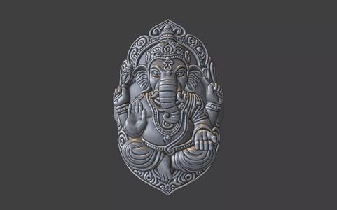 ganesh ring ornate god ring v2
