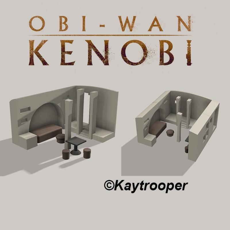 Star Wars Obi-Wan Kenobi 6 Inch Hut Diorama 2 Versions
