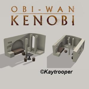 Star Wars Obi-Wan Kenobi 6 Inch Hut Diorama 2 Versions
