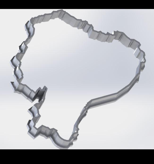 Ecuador cookie cutter