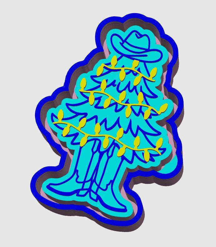 Cowboy Christmas Tree