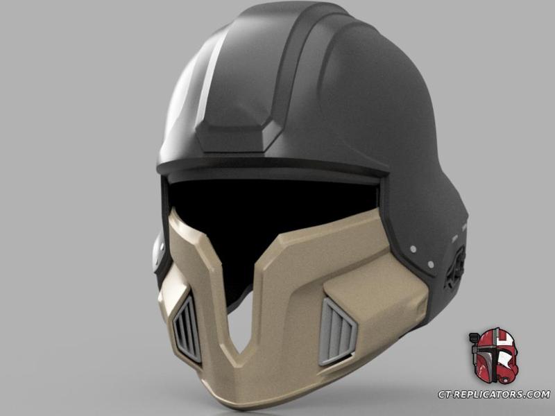 Helldivers 2 - DP-11 Champion Of The Poeple Helmet Cosplay 1:1 Replica