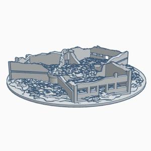 Sci-Fi Destroyed Building 60 SFD060