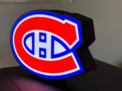 Montreal Canadiens Logo Lightbox
