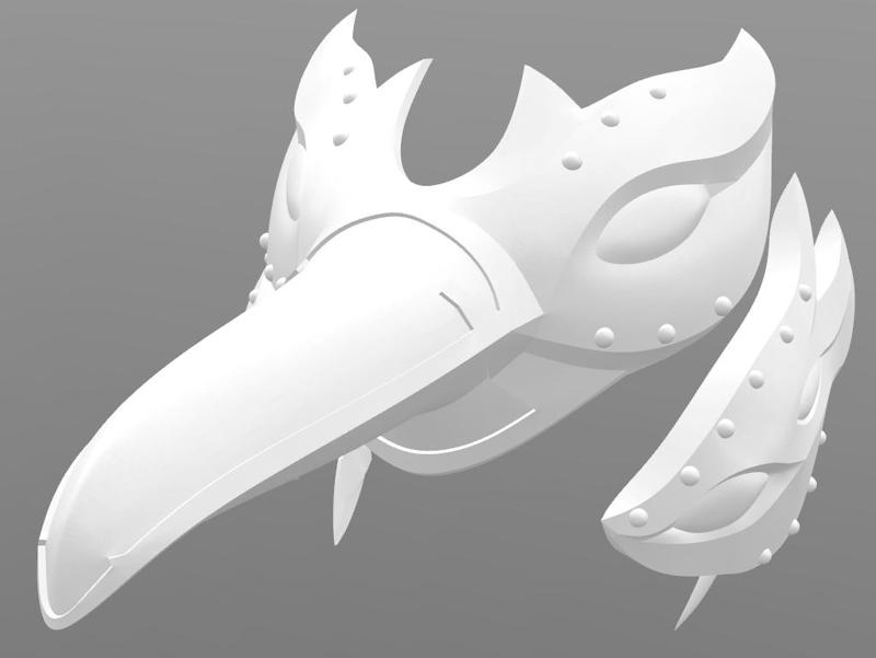 Overwatch Widowmaker Odette Mask Helmet Cosplay Prop