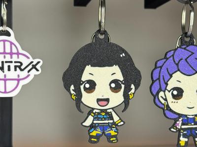Zoey – Kpop Demon Hunters HUNTR/X Chibi Keychain
