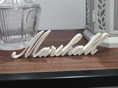 Marshall guitar amp logo