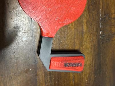 ping pong paddel with custom grip