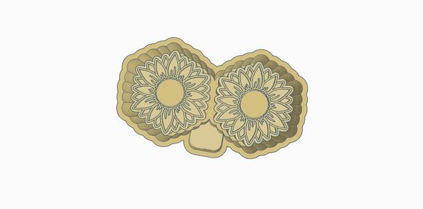 sunflower freshie vent mold housing stl